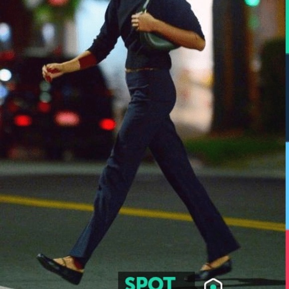 The Row Leather Ballet Flats black size 38.5 sold out most everywhere - Picture 9 of 12